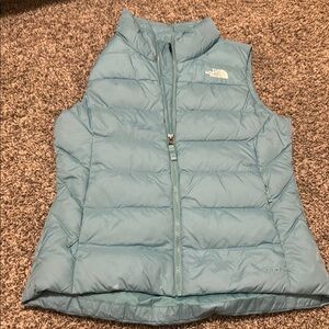 The North Face women’s  Blue Puffer Vest